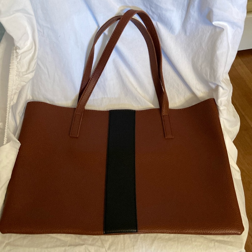 NWOT Brown with black stripe